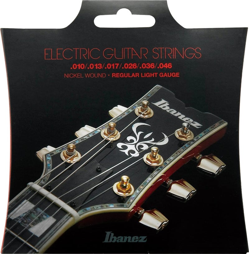 Ibanez إيبانيز، / أوتار جيتار كهربائي - قياس خفيف عادي (IEGS61) - Image 1